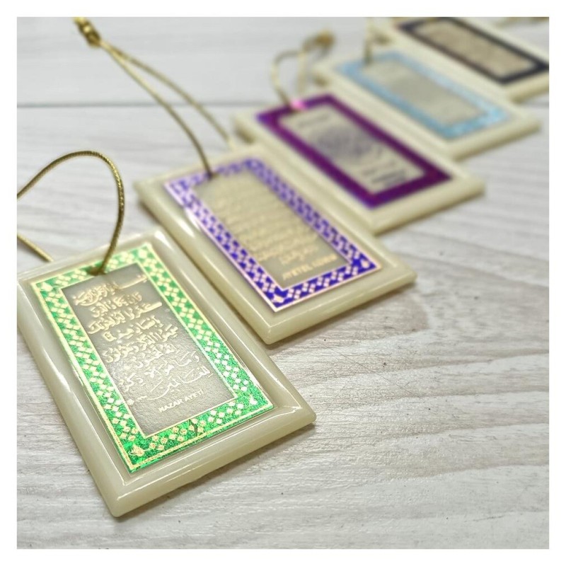 Araba Içi Süsleri Ayetli - 60 Adet