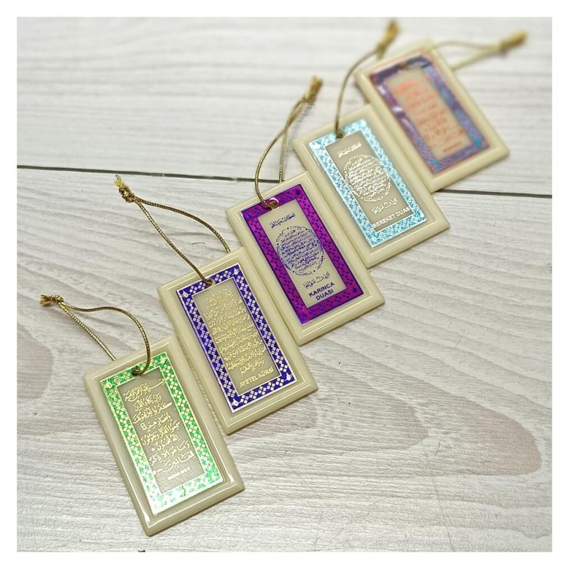 Araba Içi Süsleri Ayetli - 60 Adet