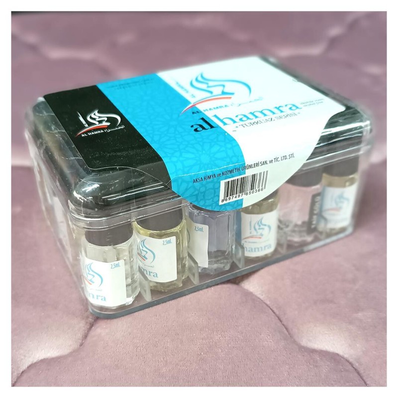 Alhamra Turkuaz Serisi Alkolsüz Esans - 24 Adet