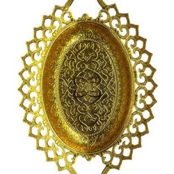 Dantel Hurmalık Metal - Gold