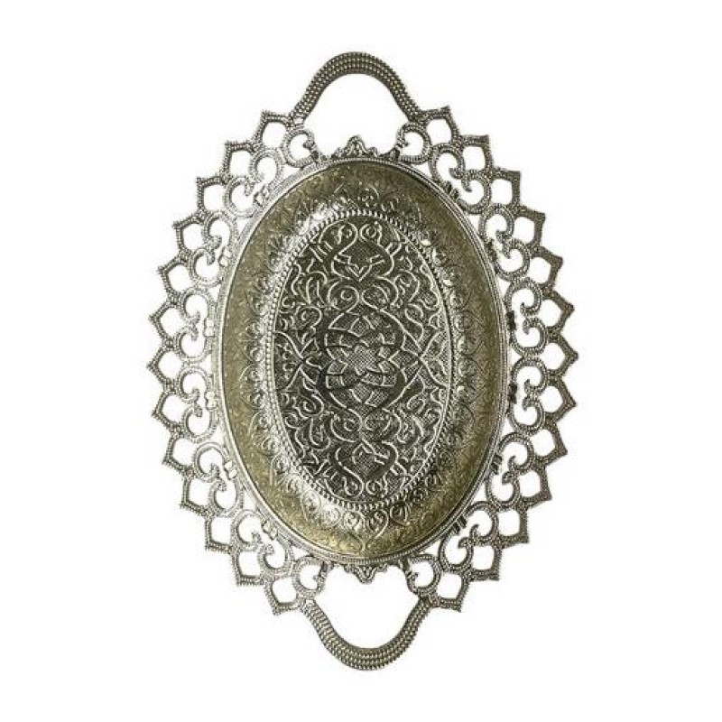 Dantel Hurmalık Metal - Gümüş