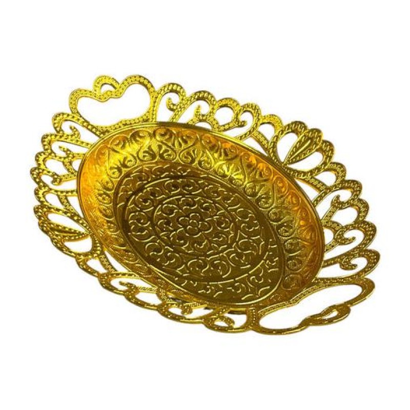 Büyük Boy Dantel Hurmalık Metal - Gold