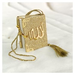 Mini Kuranı Kerim Sim Kaplamalı - Kapiçino