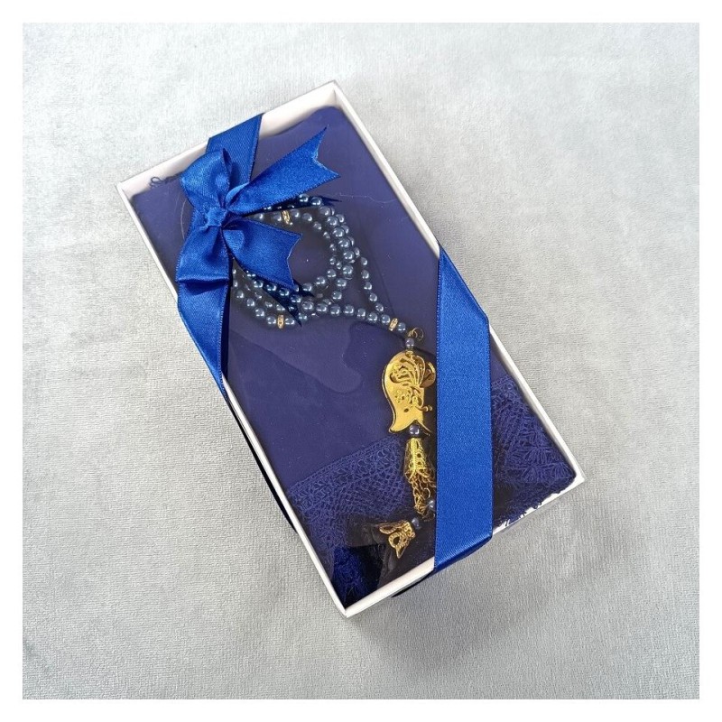 Hediyelik tesbih Ve Şal Seti 