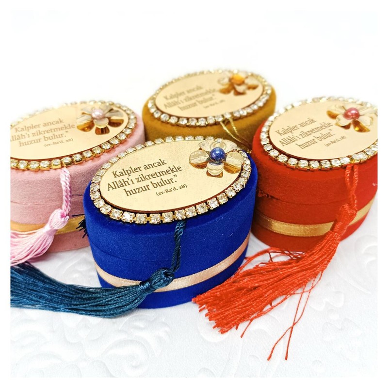 Hediyelik tesbih Ve Zikirmatik Seti Pudra - 10 Adet