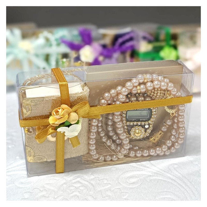 Hediyelik tesbih Seti Kapiçino - Mini Kuran Tesbih Zikirmatik