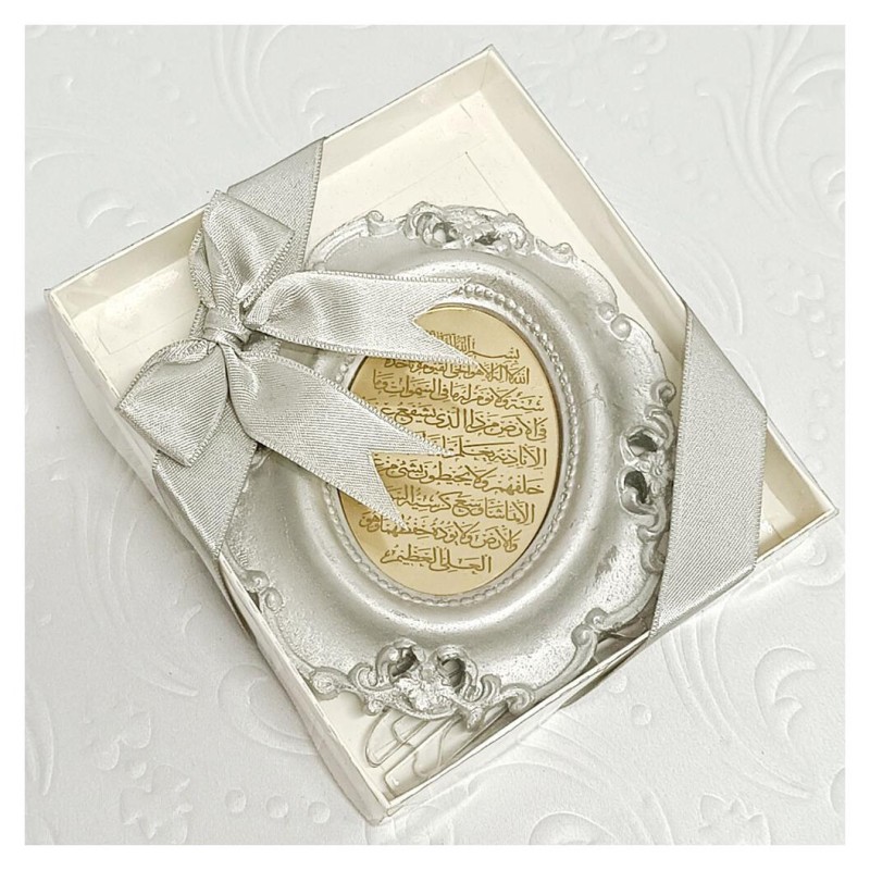 Hediyelik Ayetli Biblo Kokulu Taş Gri