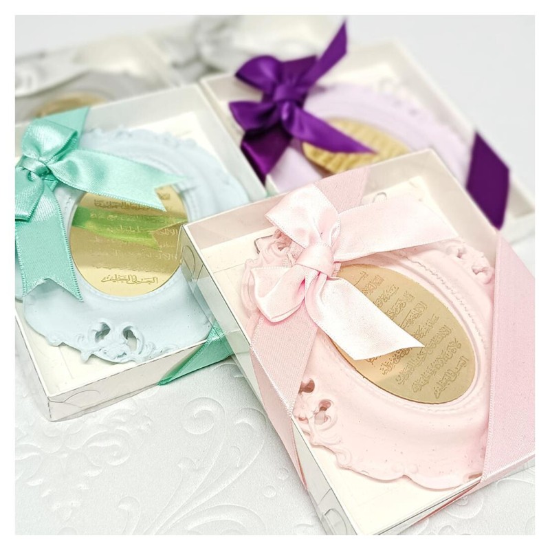 Hediyelik Ayetli Biblo Kokulu Taş Mavi