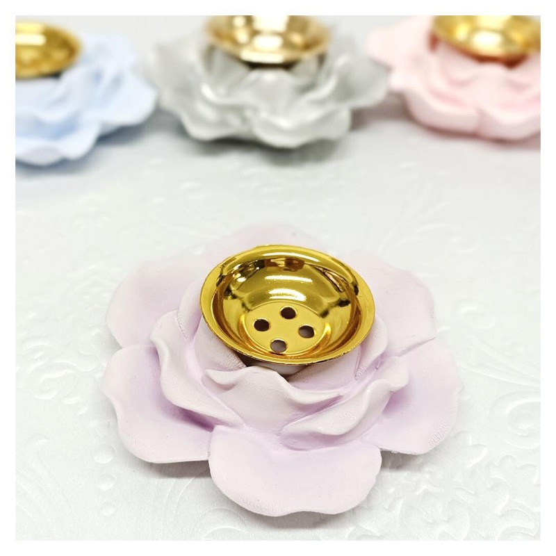 Hediyelik Buhurdanlık Kokulu Taş Lila