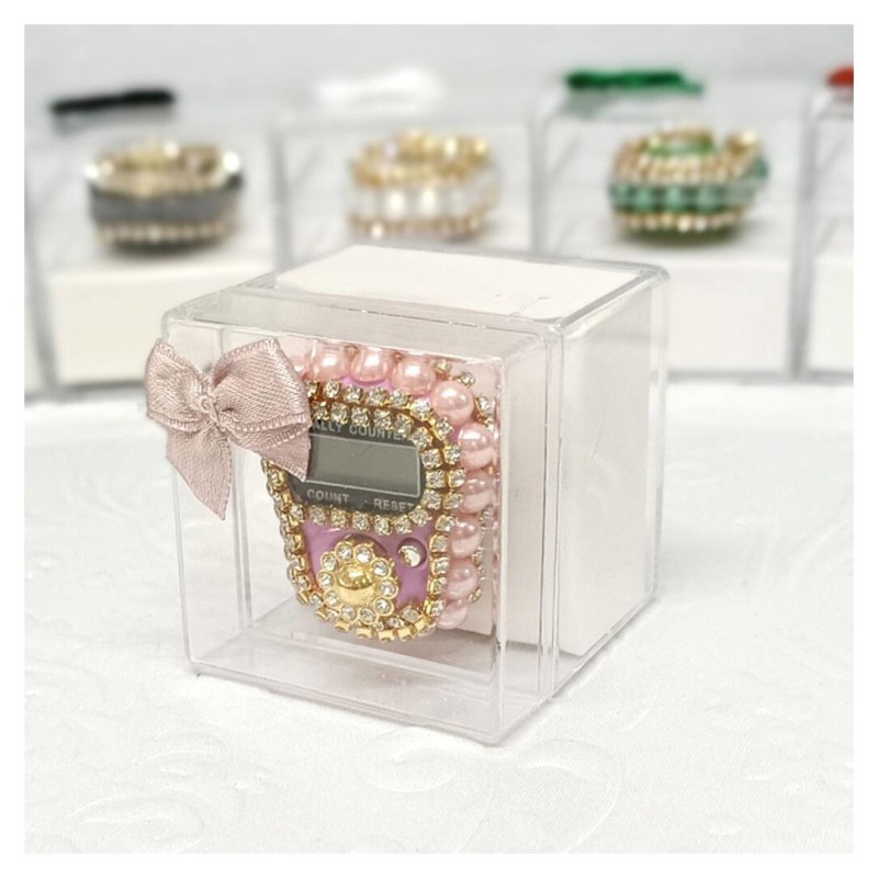 Hediyelik Taşlı Zikirmatik Pudra - 12 Adet 