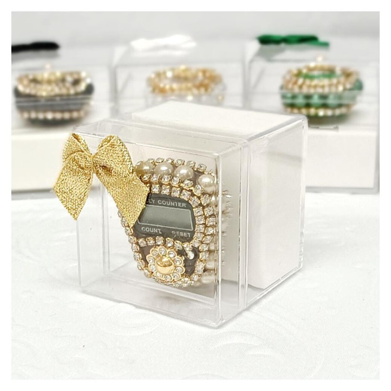 Hediyelik Taşlı Zikirmatik Kapiçino - 12 Adet 