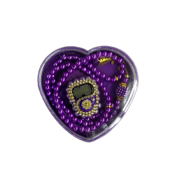 Kalpli̇ Kutulu Set Tesbi̇h Zi̇ki̇rmati̇k - Mor