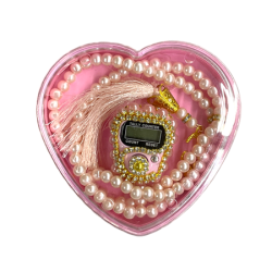 Kalpli̇ Kutulu Set Tesbi̇h Zi̇ki̇rmati̇k - Pembe