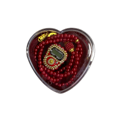 Kalpli̇ Kutulu Set Tesbi̇h Zi̇ki̇rmati̇k - Bordo