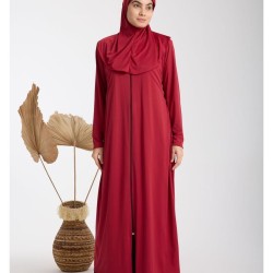 Namaz Elbisesi - Bordo