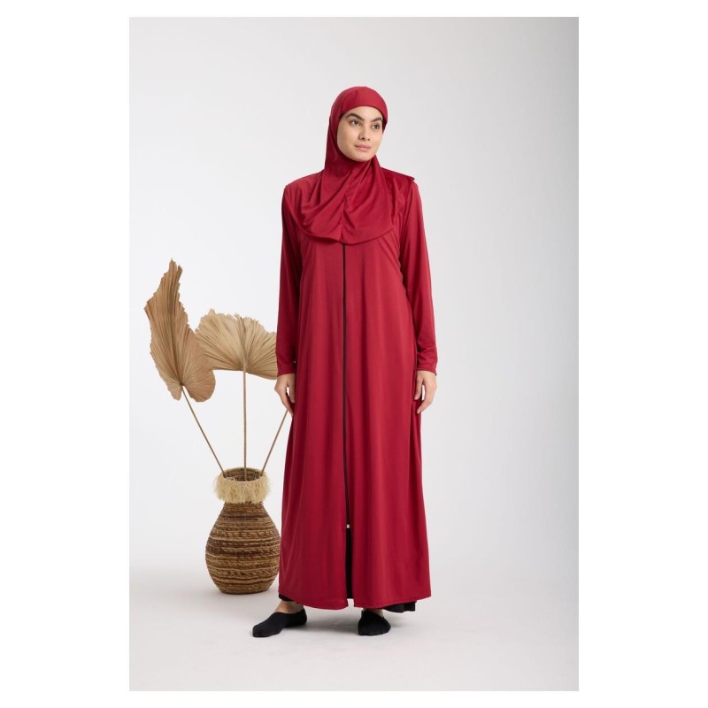 Namaz Elbisesi - Bordo