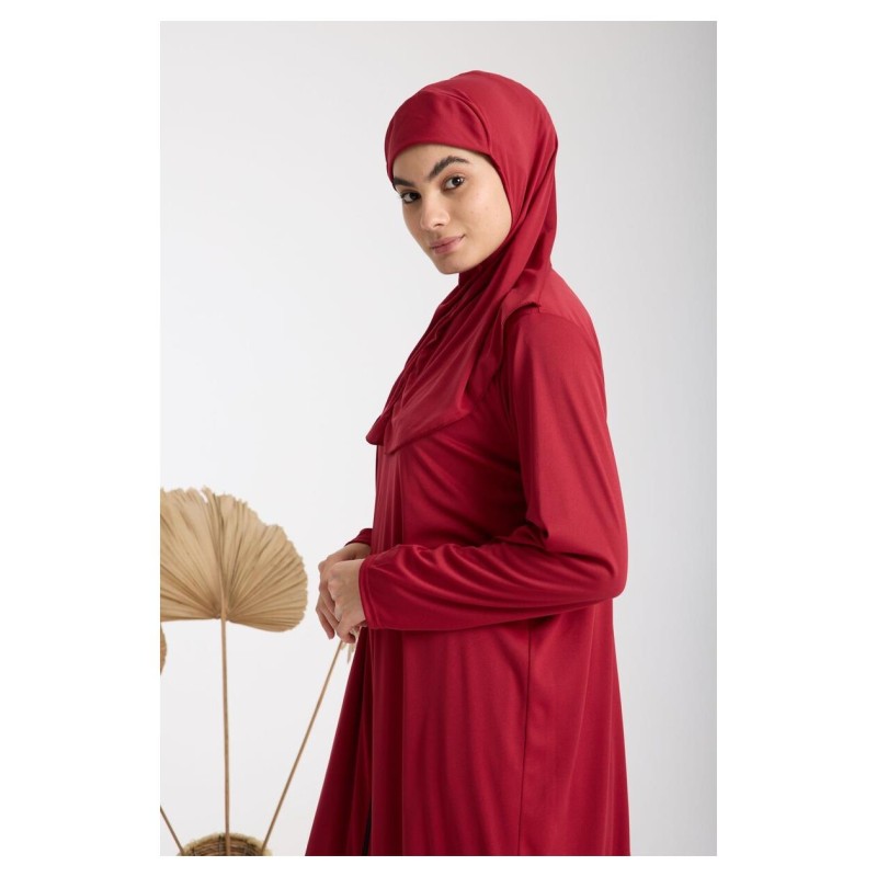 Namaz Elbisesi - Bordo