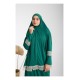 Namaz Elbisesi -  Güpürlü 2 Parça - Yeşil