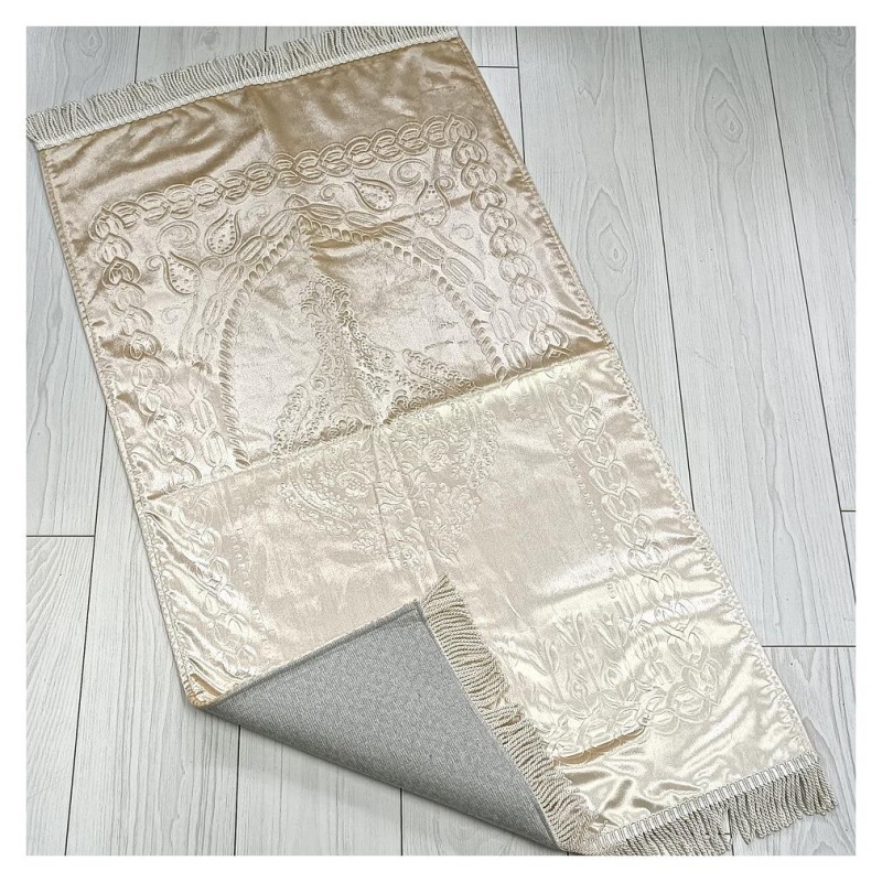 Platinyum Süngerli Lüks Seccade 620 Gr - Bej