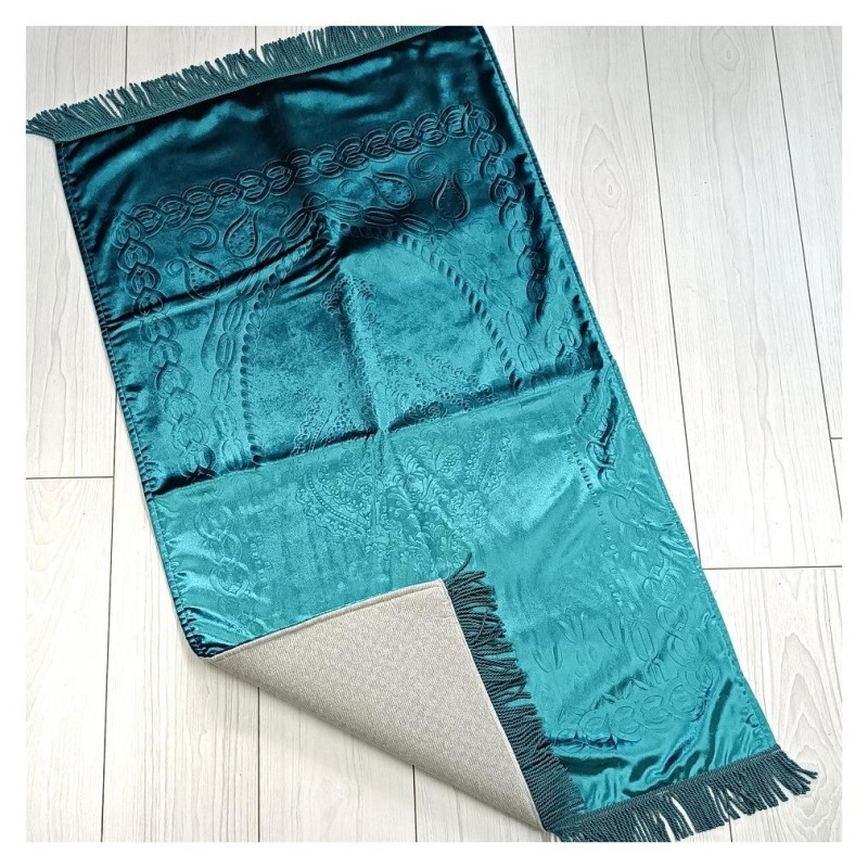 Platinyum Süngerli Lüks Seccade 620 Gr - Turkuaz