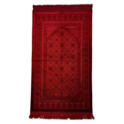 Lüks Kadife Seccade - Bordo 