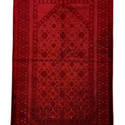 Lüks Kadife Seccade - Bordo 