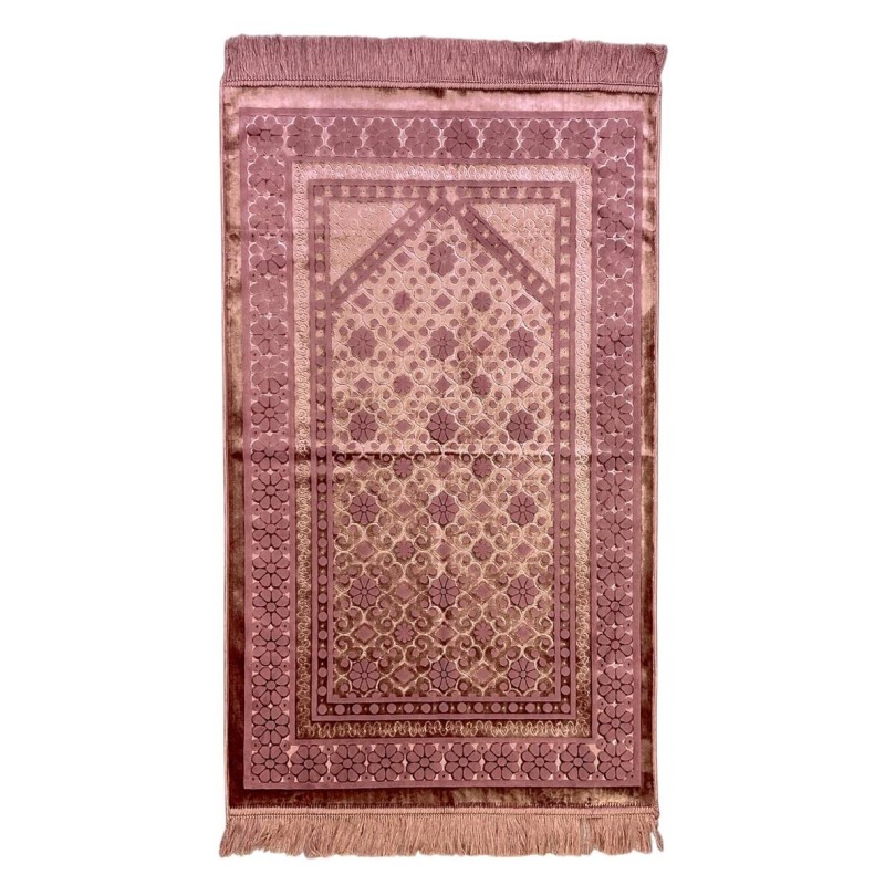 Lüks Kadife Seccade - Pudra