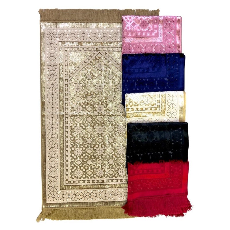 Lüks Kadife Seccade - Bordo 