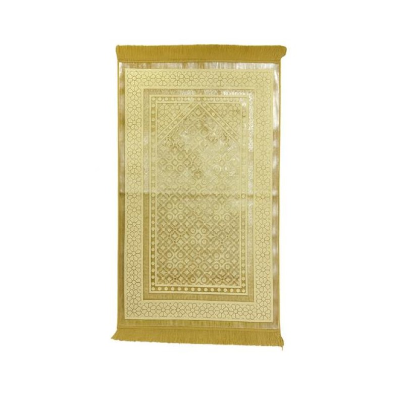 Lüks Kadife Seccade - Gold