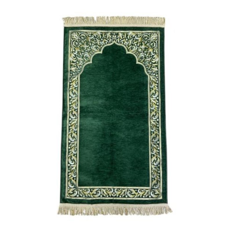 Astarlı Şönil Seccade 700 Gr -yeşil