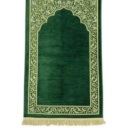 Astarlı Şönil Seccade 700 Gr -yeşil