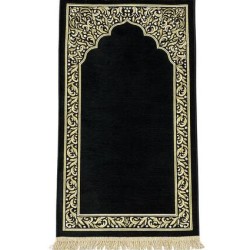 Astarlı Şönil Seccade 700 Gr - Siyah