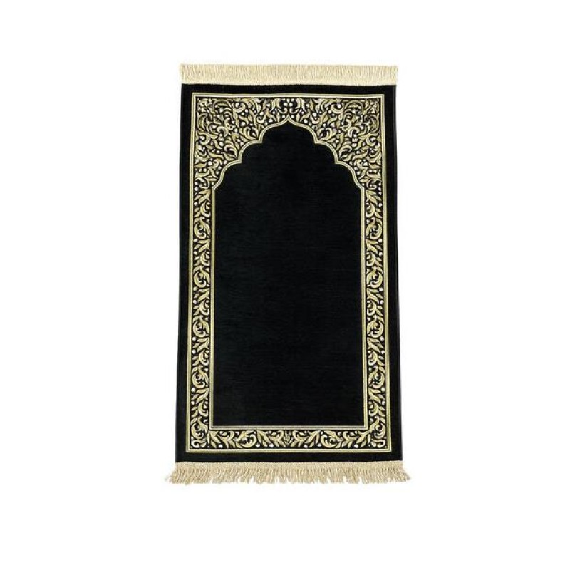 Astarlı Şönil Seccade 700 Gr - Siyah