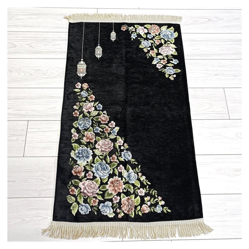 Astarlı Seccade Ramazan Motifli 700 Gr - Siyah