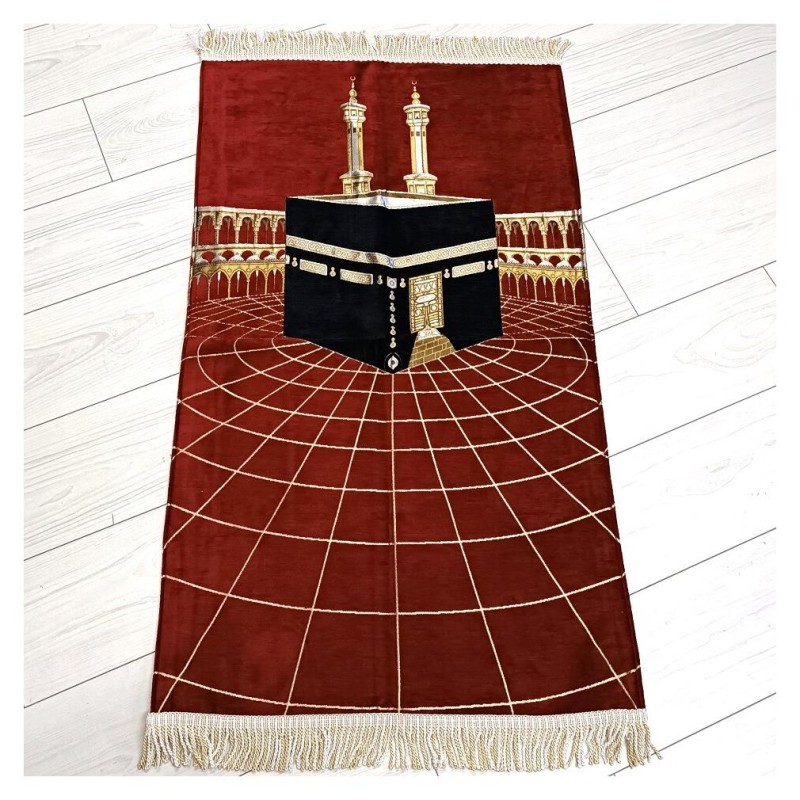 Astarlı Seccade Mekke Serisi 700 Gr - Bordo