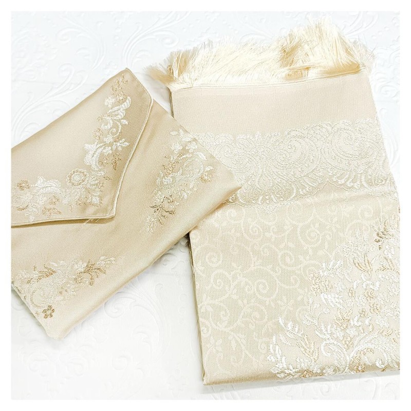 Hediyelik Seccade Keseli Saten Set 180 Gr