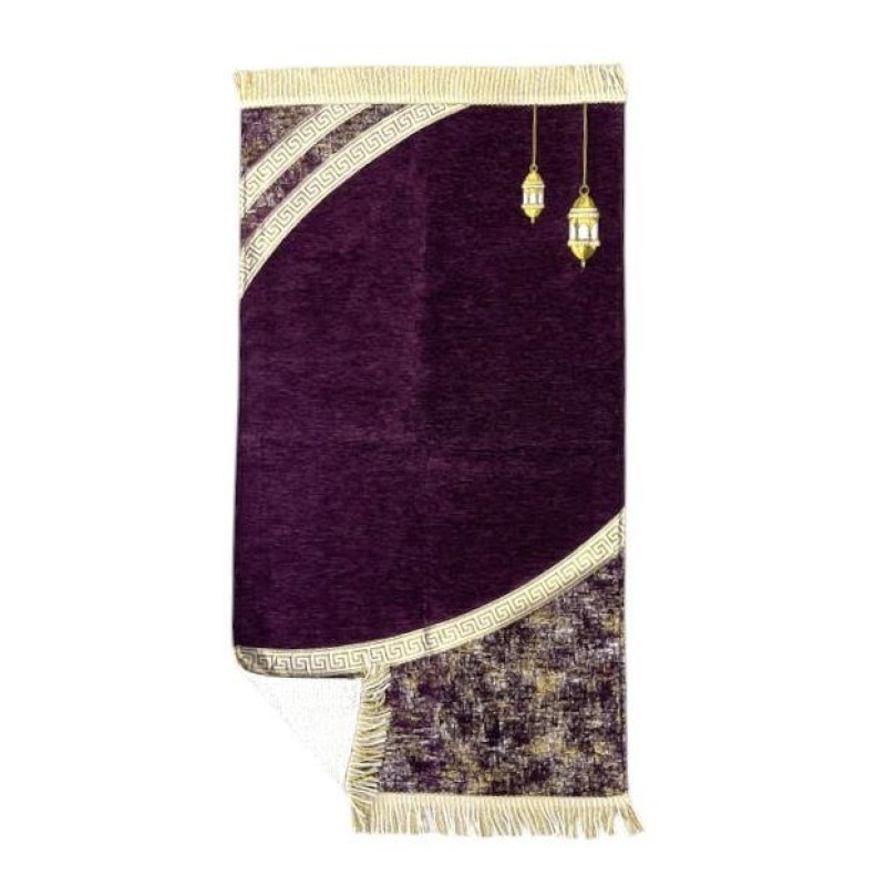 Astarlı Şönil Seccade  - Mürdüm