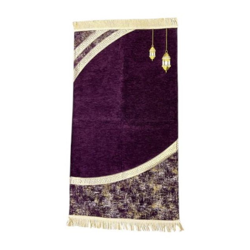 Astarlı Şönil Seccade  - Mürdüm