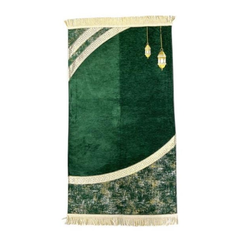 Astarlı Şönil Seccade  - Yeşil