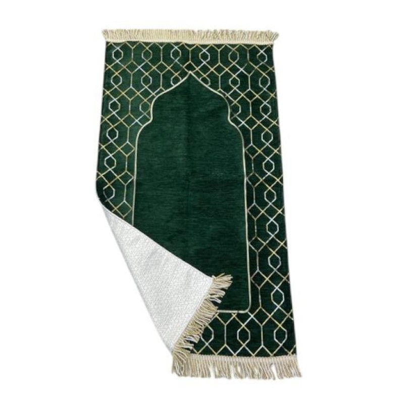 Astarlı Şönil Seccade 700 Gr - Yeşil