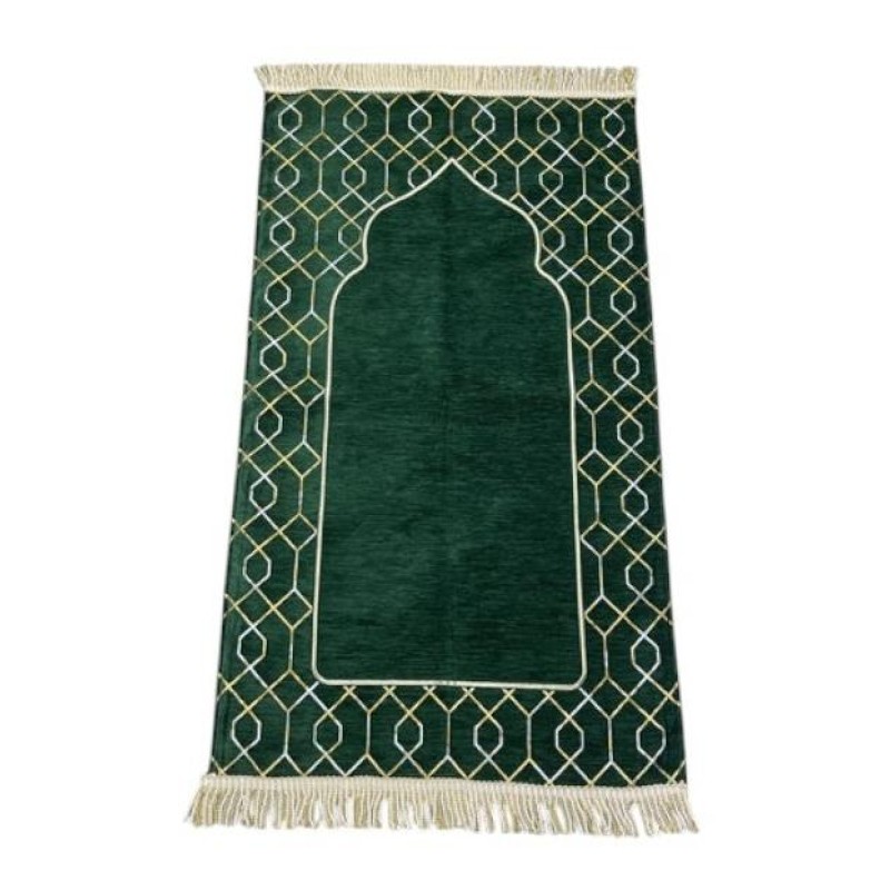 Astarlı Şönil Seccade 700 Gr - Yeşil