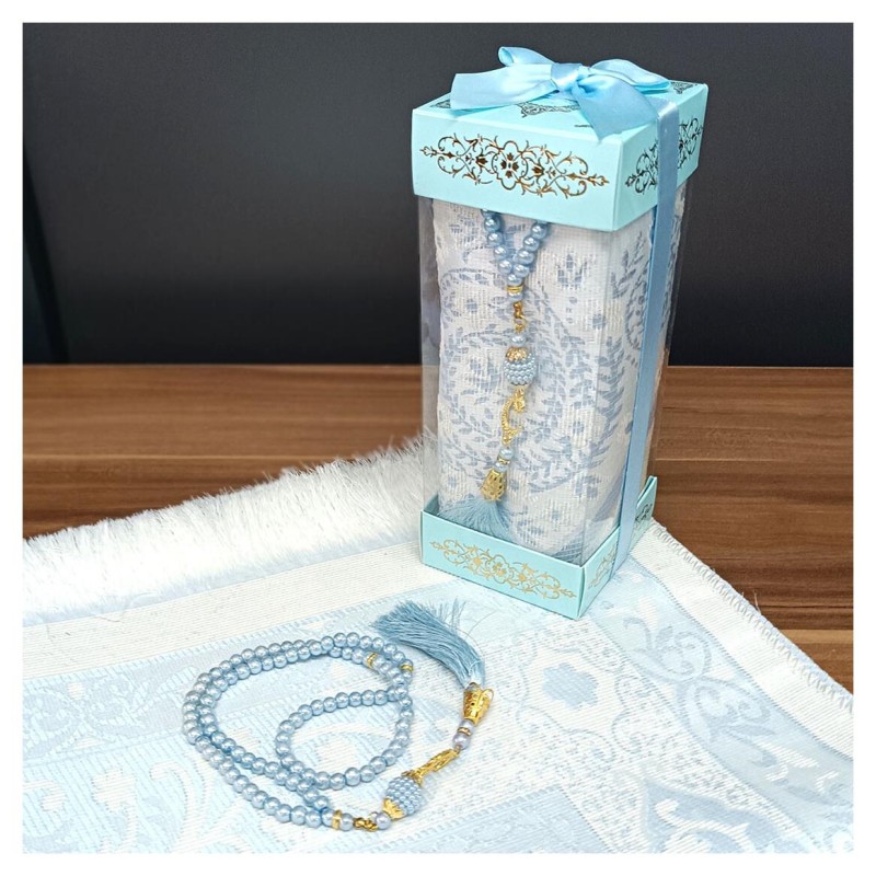 Hediyelik Seccade Set 200 Gr Kutulu - Seccade Tesbih