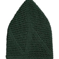 El Örgüsü Takke - Yeşil