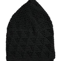 El Örgüsü Takke - Siyah