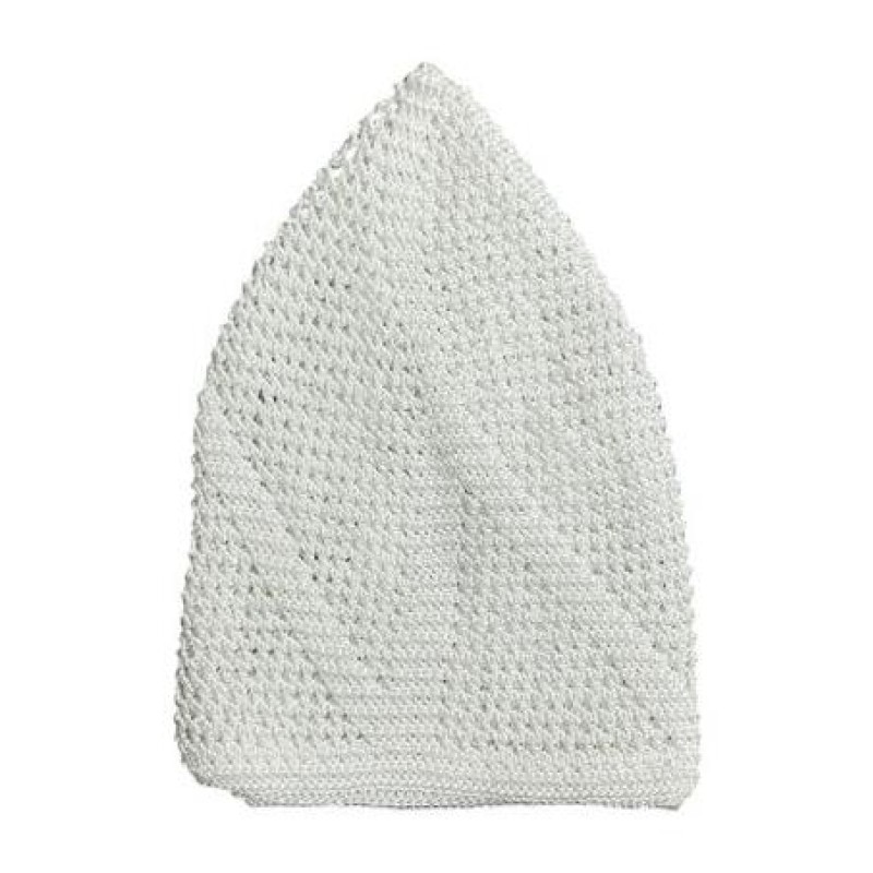 El Örgüsü Takke - Beyaz