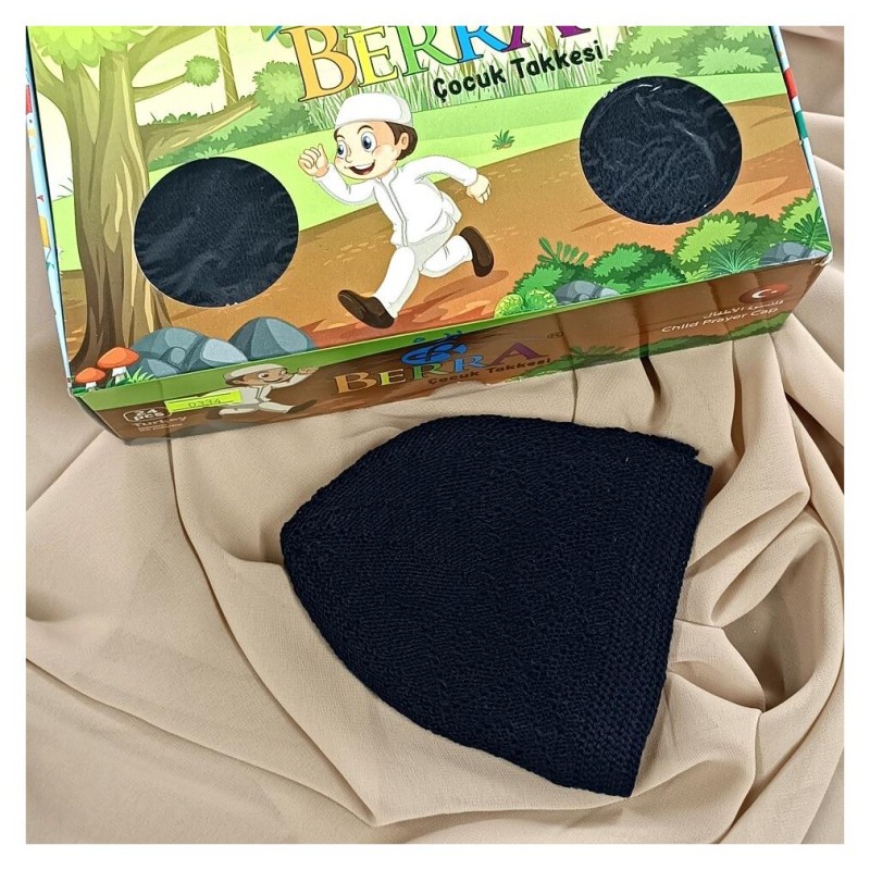 Çocuk Takke Lacivert - 24 Adet