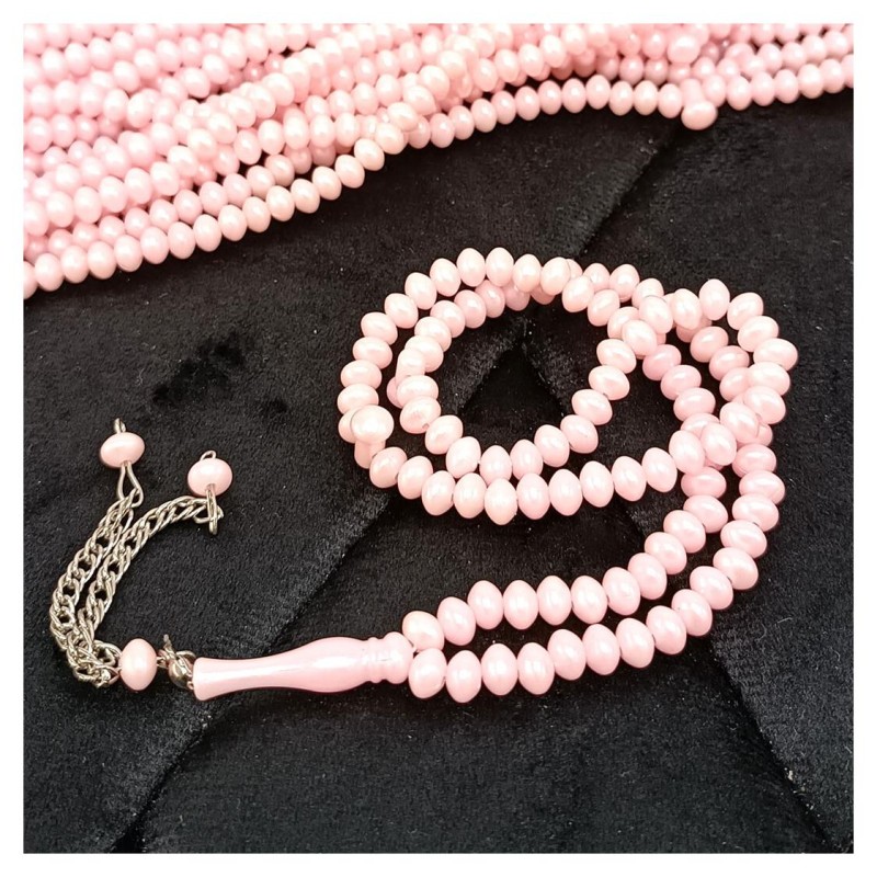 Tesbih Akrilik Pudra 7 Mm - 10 Adet