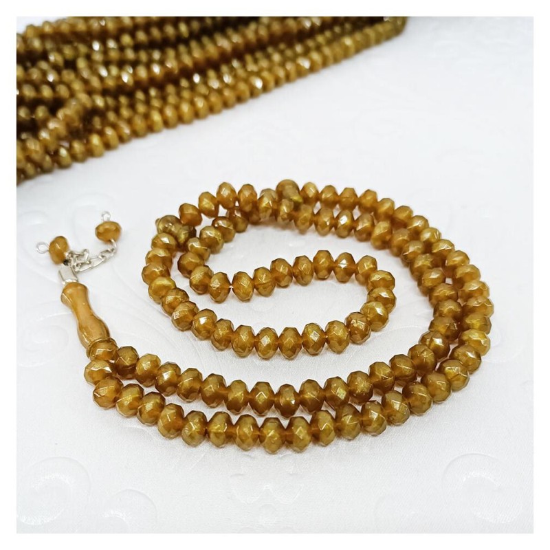 Tesbih Akrilik Kapicino 8 Mm - 10 Adet