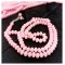 Tesbih Akrilik Pembe 8 Mm - 10 Adet
