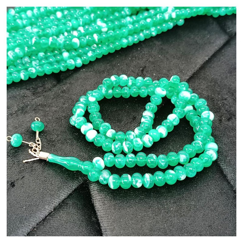 Tesbih Akrilik Açık Yeşil 10 Mm - 10 Adet